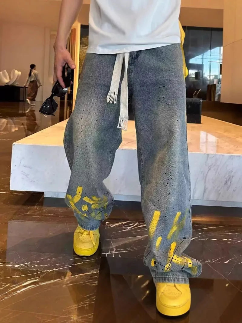 Mens's Jacquard Jeans